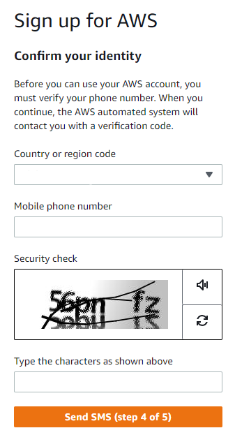 aws ident confirmation